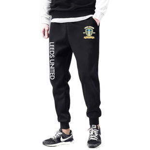 利兹联队服白玫瑰足球迷服贝尔萨运动裤束小脚卫裤子男女休闲长裤