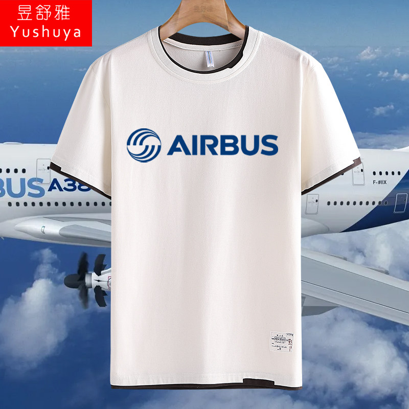 空客航空Airbus波音737拼接t恤衫图片