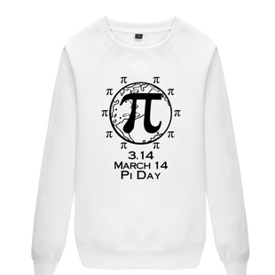 理科数学圆周率圆领卫衣男女学生祖冲之3.14上衣服Pi长袖衫薄款π