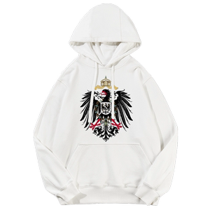 德意志帝国德国普鲁士王国铁十字勋章连帽卫衣服薄款男女加绒外套