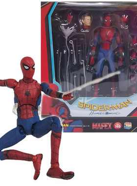 MAFEX 103蜘蛛侠 英雄归来Spider Man豪华版手办模型公仔可动人偶