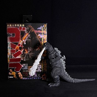 优质版 NECA 1954哥斯拉 东宝电影同款可动手办模型 怪兽玩具摆件