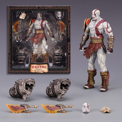 NECA 战神3 Ultimate Kratos 奎托斯 奎爷 盒装豪华 版 手办模型