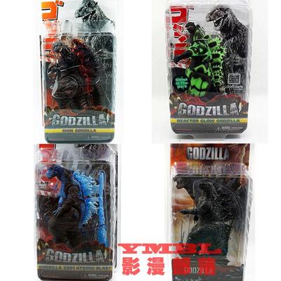 neca红莲哥斯拉怪兽之王玩偶手办