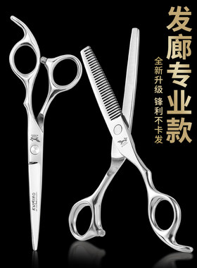 理发剪刀套装美发剪专业正品平剪牙剪刘海去薄碎发花剪子家用剪刀