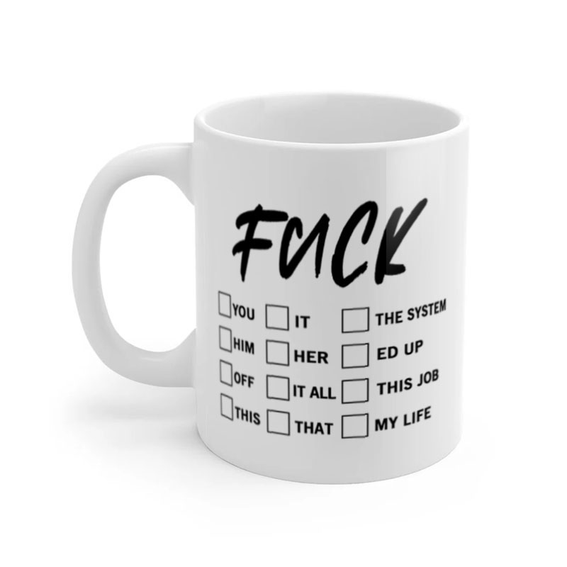 Fack Mug Choose Your Mood 选择一种状态 陶瓷马克杯水杯杯子礼