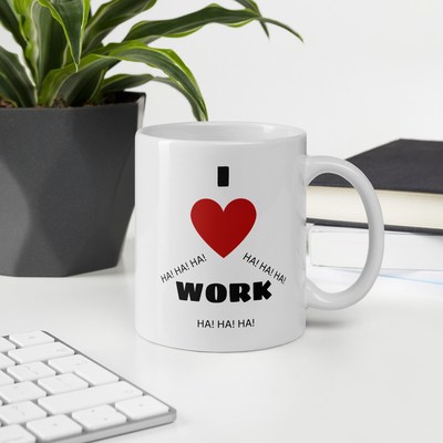 I_Love_Work_Coffee_Mug_Funny办公室有趣礼物马克杯子创意咖啡杯