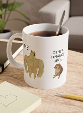 Funny_Finance_Bro_Mug搞笑幽默咖啡杯马克杯杯子创意杯咖啡杯