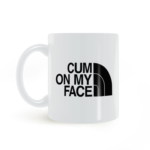 cum on my face mug 美式恶搞搞笑邪恶 陶瓷白色咖啡牛奶马克杯