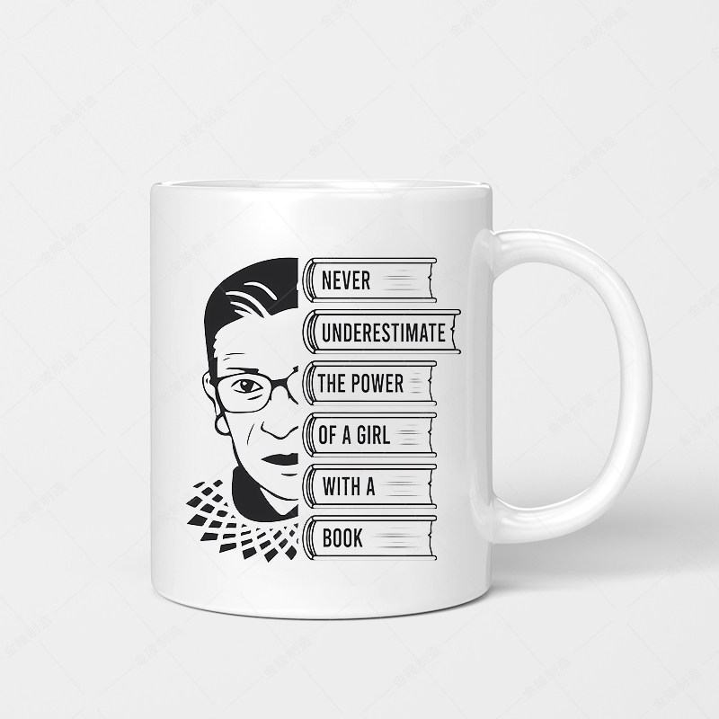 大法官法律系金斯伯格rbg马克杯陶瓷励志礼物 notorious rbg杯子