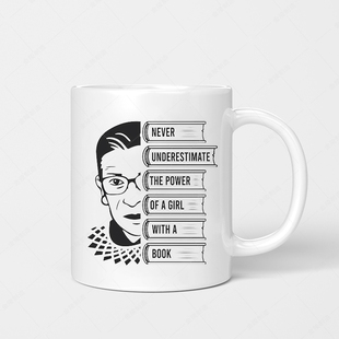 大法官法律系金斯伯格RBG马克杯陶瓷励志礼物 Notorious RBG杯子