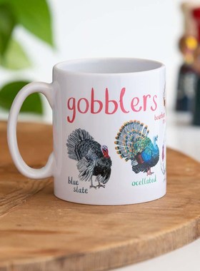 Gobblers_Ceramic_Bird小鸟鸡杯陶瓷马克杯水杯创意图案杯咖啡杯