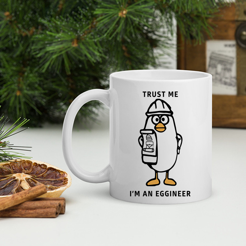 TRUST ME IM AN EGGINEER我是工程师Engineer马克杯水杯子