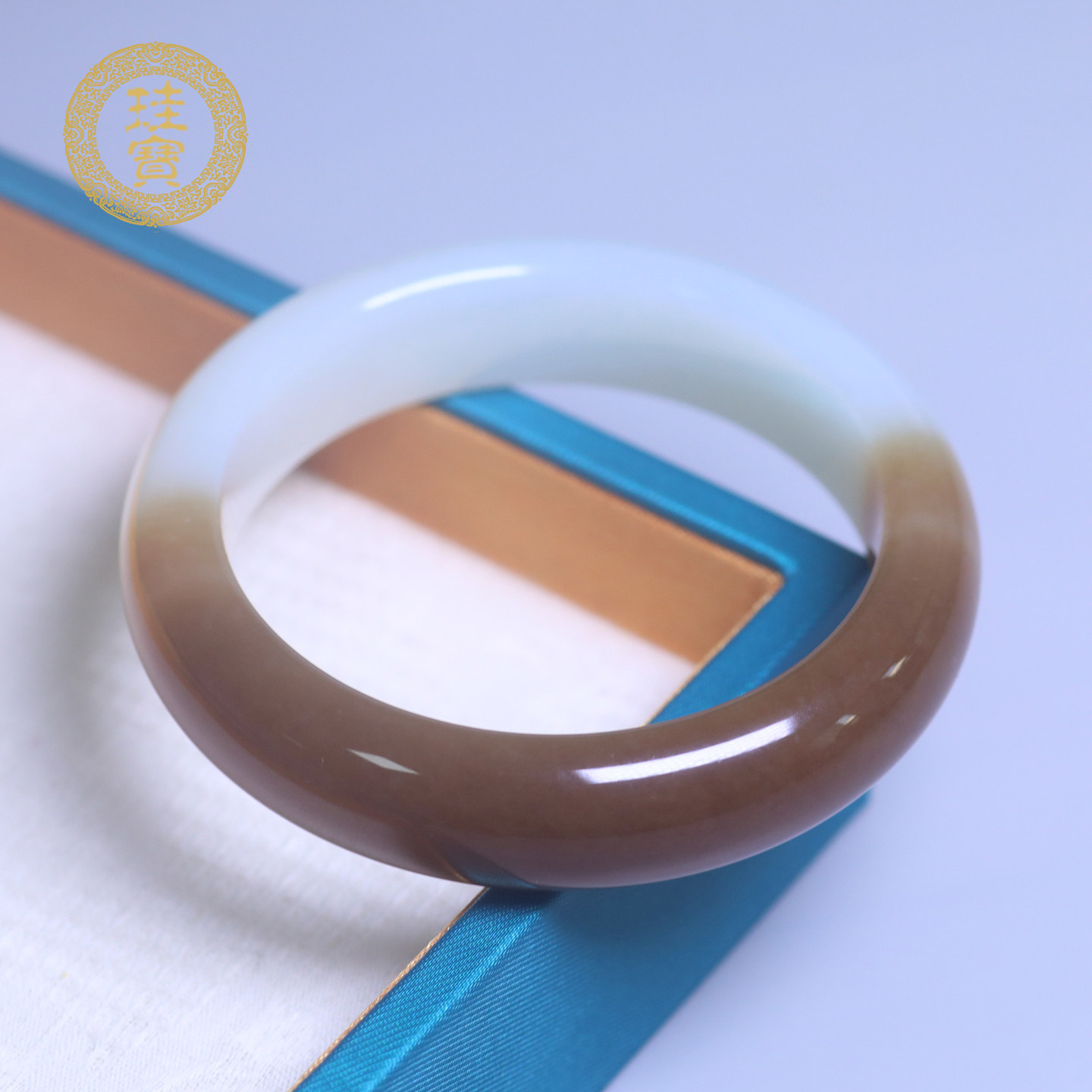 珪宝57mm和田玉糖羊脂玉宽条手镯女士天然玉石镯子油润细腻带证书,珠宝/钻石/翡翠,手饰,淘宝优惠券,粉丝福利购,淘宝优惠卷