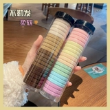 Безвредный высокий эластичный аксессуар для взрослых, человеческая голова, черная резинка для волос, не повреждает волосы