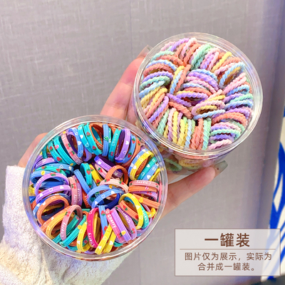 儿童橡皮筋高弹力发圈宝宝耐用发绳弹性好女童扎头不伤发马尾发饰 — 8