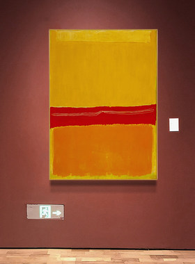 马克.罗斯科 现代抽象艺术玄关装饰画简约大尺寸壁画Mark Rothko