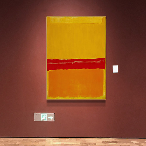 马克.罗斯科 现代抽象艺术玄关装饰画简约大尺寸壁画Mark Rothko