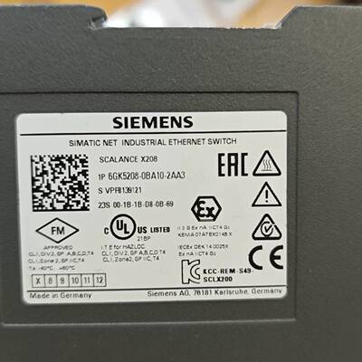 可维修工业以太网交换机 SCALANCE X208议价