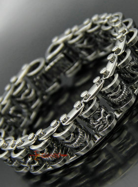 属相生肖中国龙头龙不锈钢霸气男