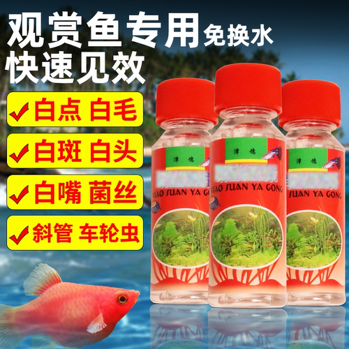 观赏鱼白点病硝酸亚汞治疗白点病