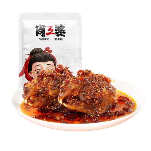 200g麻辣兔头肖三婆兔头