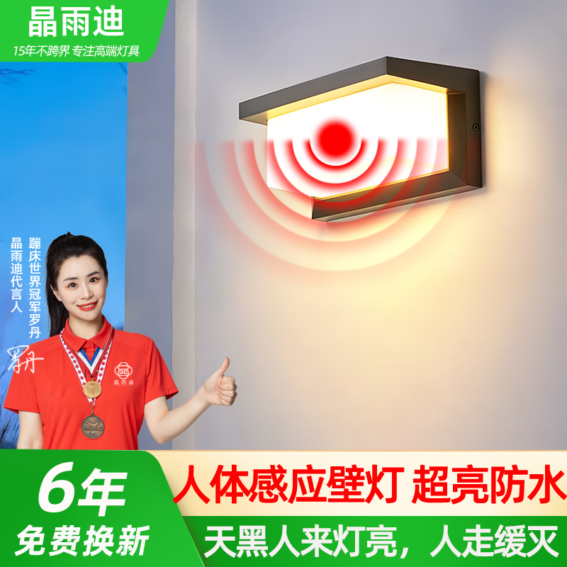 【已卖30万件】人体感应壁灯户外