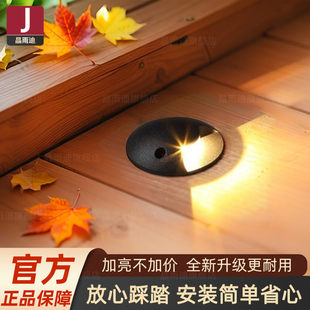 地埋灯户外防水龟背灯侧发光感应步道灯桥面栈道埋地灯庭院楼梯灯