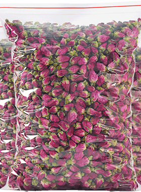 福茗源平阴玫瑰花茶云南干玫瑰花重瓣金边玫瑰特级女人养生茶500g