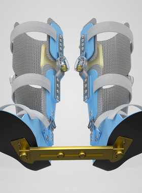 定制儿童X型腿矫正器宝宝O型腿膝外翻腿部矫形器罗圈腿内八字支具