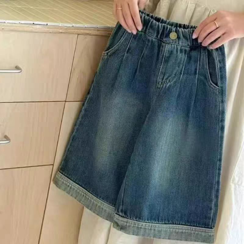 韩版女童牛仔裤子秋季新