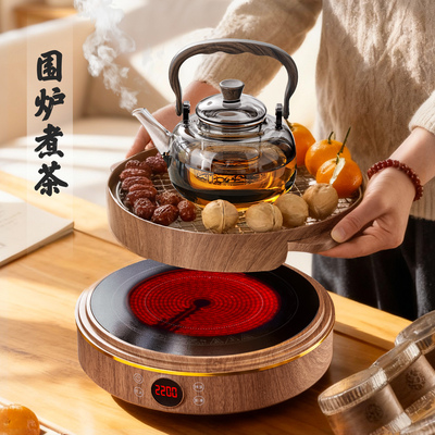 新款围炉煮茶的壶高硼硅玻璃