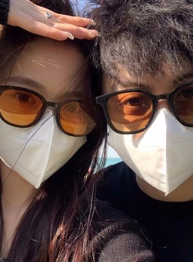 防晒方形情侣男女眼镜