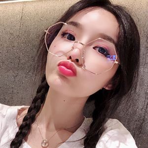 软妹八角眼镜眼镜架