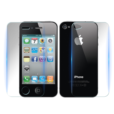 苹果iPhone送壳眼贴弧边手机膜