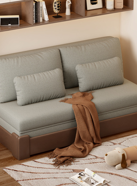 不占地方的沙发床折叠两用2026新款小户型客厅单人实木沙发床一体