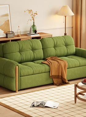 松果奶油风沙发床折叠两用2025新款 客厅沙发床一体小户型网红款