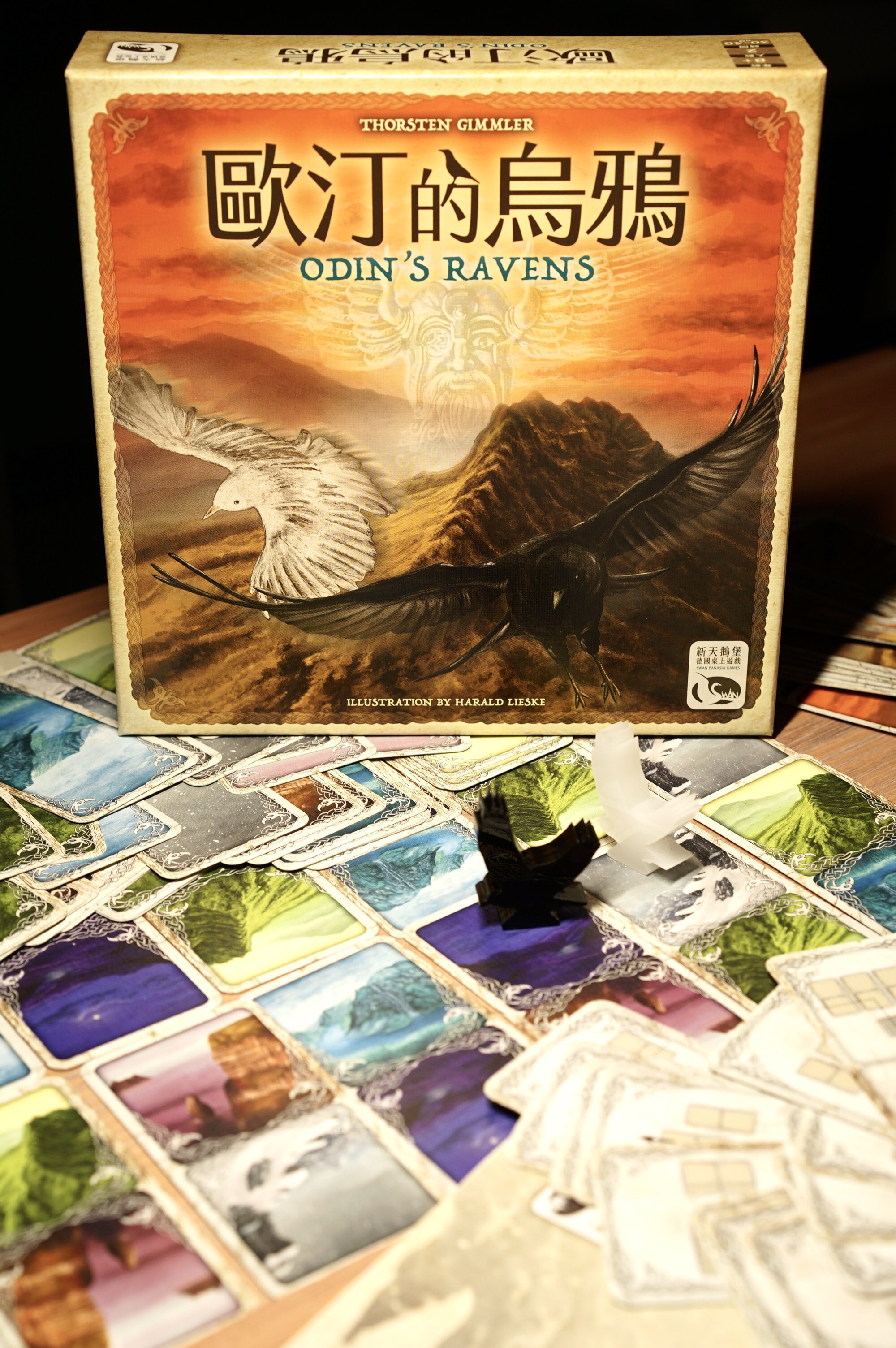 正版桌游 欧汀的乌鸦 奥丁的乌鸦 odins ravens中文桌游