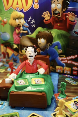 【栗栗巫】快慢狐别吵醒老爸家庭棋盘思维战略儿童益智玩具套装3+