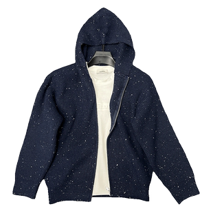 拉链连帽开衫外套男春秋季潮流休闲毛衣外搭男装针织衫加厚慵懒风