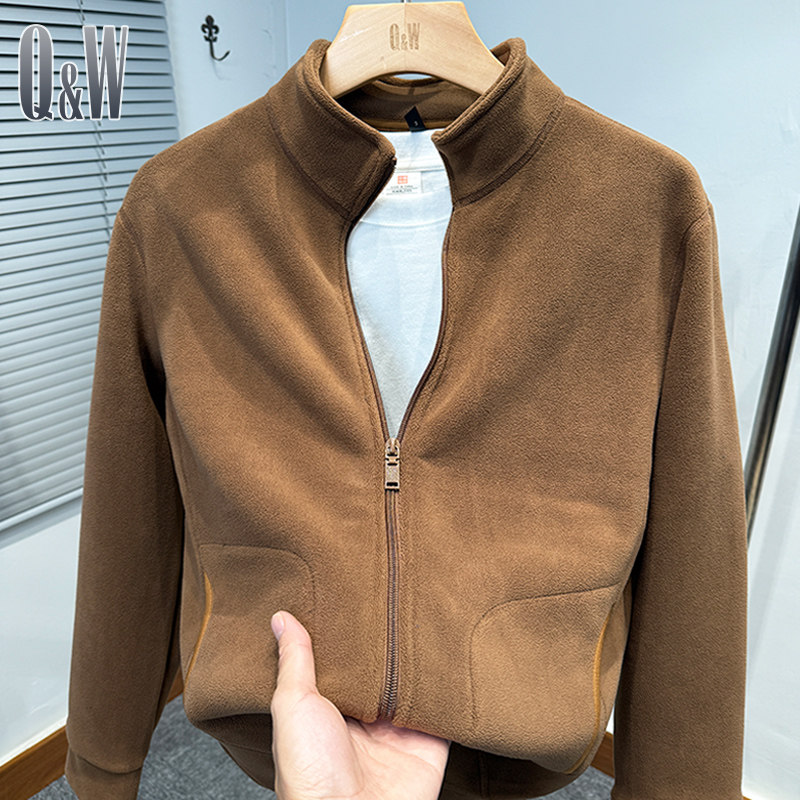 奥利绒加厚卫衣开衫休闲