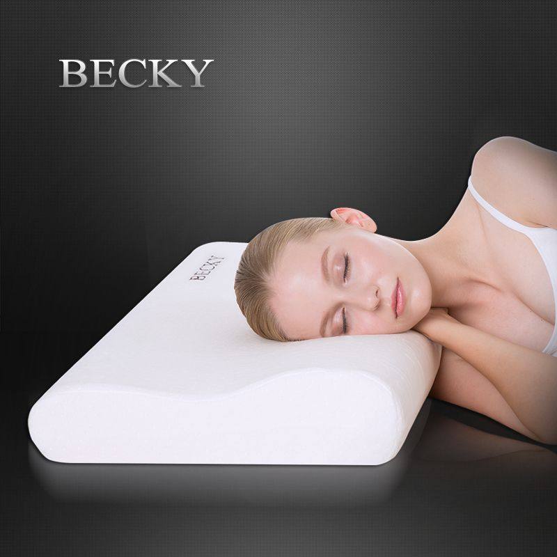 becky枕头护颈椎助睡眠枕慢回弹记忆棉单人枕芯保健柔软非乳胶枕