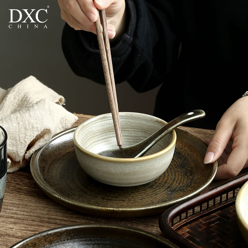 北欧盘子碗餐具套装家用陶瓷