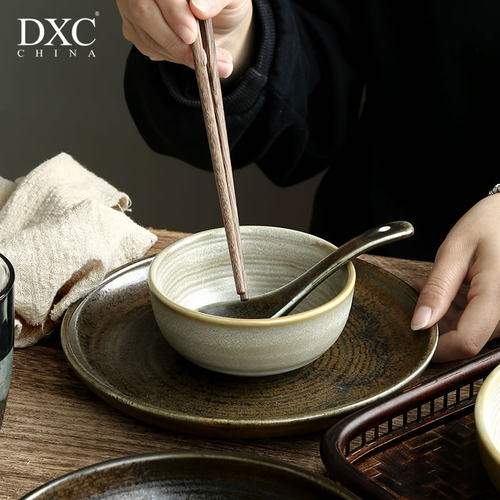 北欧盘子碗餐具套装家用陶瓷