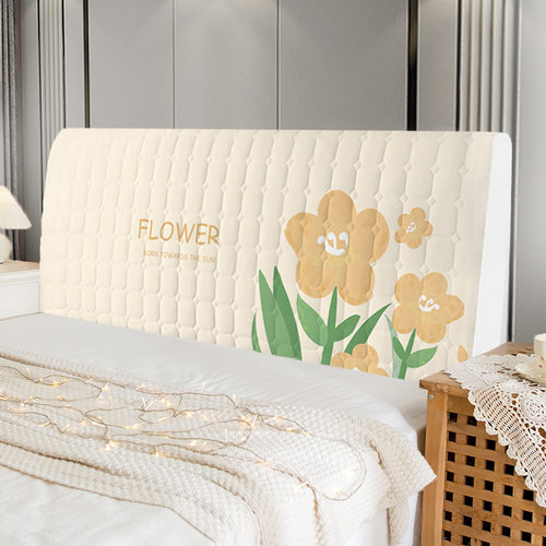 爱心妍绒感面料不易变形床头罩