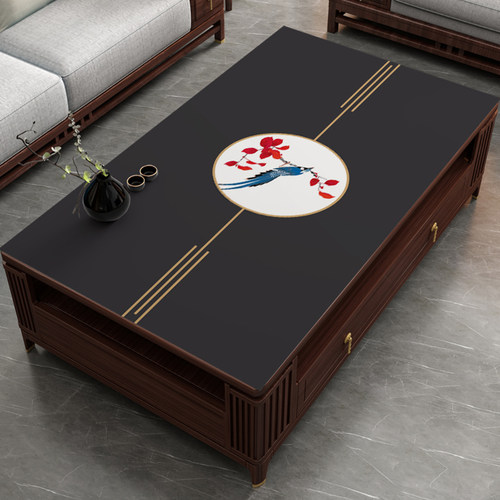 爱心妍皮革桌垫Q弹柔软防水防油