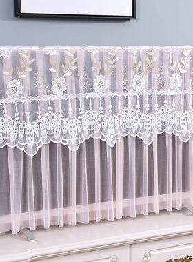 电视机防尘罩2026新款坐挂通用液晶电视机罩55寸6575开机不取盖巾