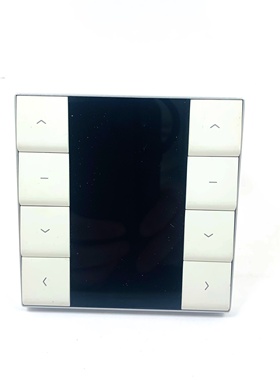 原装DOOYA/杜亚DC2150A 45墙贴正方形电动窗帘电机高端黑屏单通道双控墙面无线遥控器 郁金香系列