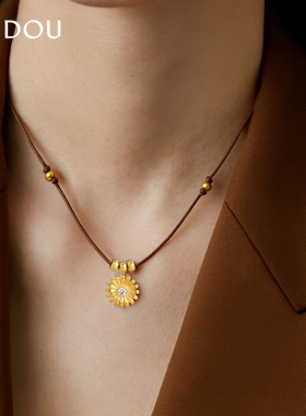 阿吉豆项链女款闪耀精致长精链