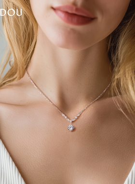 阿吉豆项链人鱼之泪S925纯银项链